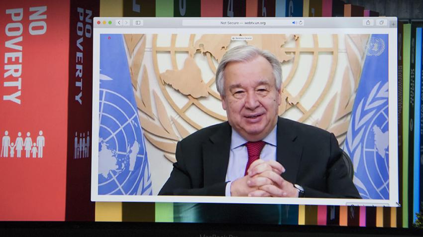 Secretario António Guterres. Fuente ONU.