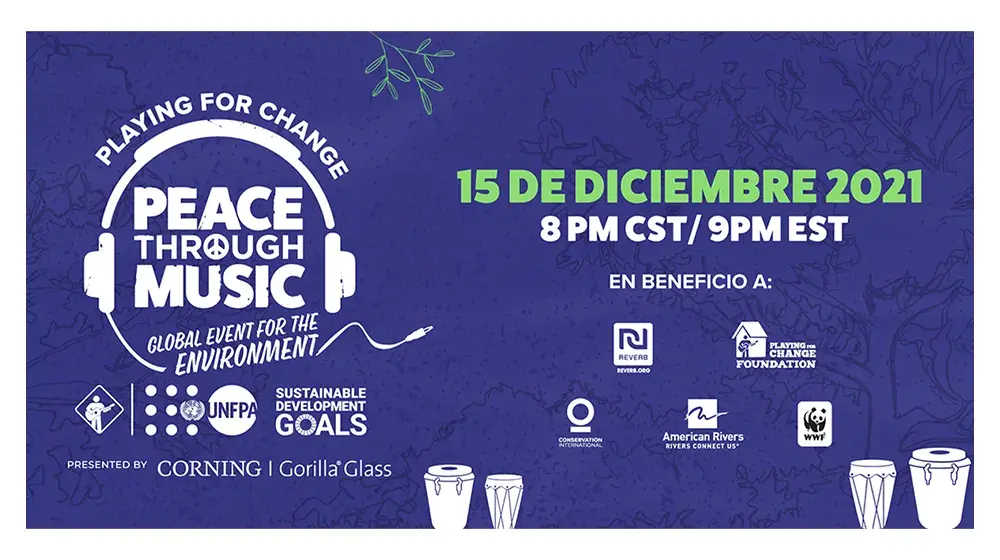 Peace Through Music 2021: Un Evento Global por el Ambiente