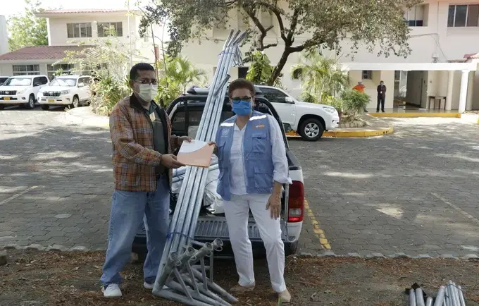 UNFPA Nicaragua en alianza con Global Links entrega insumos al Ministerio de Salud para fortalecer la respuesta ante la pandemia de COVID-19