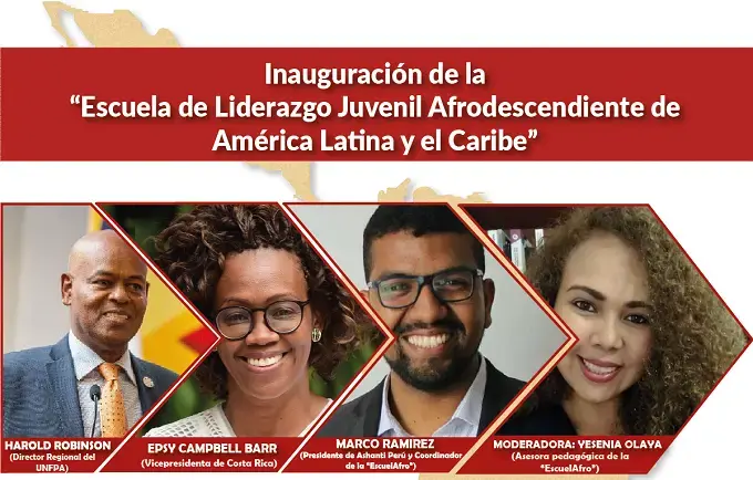 Jóvenes afrodescendientes de América Latina y el Caribe, fortalecerán capacidades en liderazgo y derechos humanos