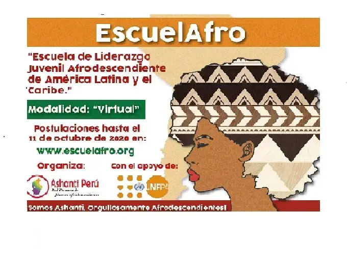 ¡Postula ya a la Escuela de Liderazgo Juvenil Afrodescendiente (EscuelAfro)!