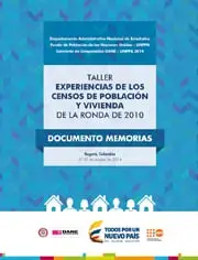 Memoria del Taller de Experiencias de los Censos de Población y Vivienda de la Ronda 2010