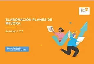 Anexo: Elaboración planes de mejora: Actividad 1 y 2