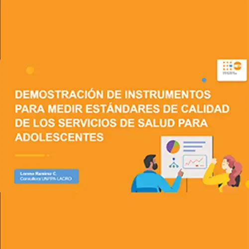 Anexo: Demostración de instrumentos para medir estándares de calidad de los servicios de salud para adolescentes